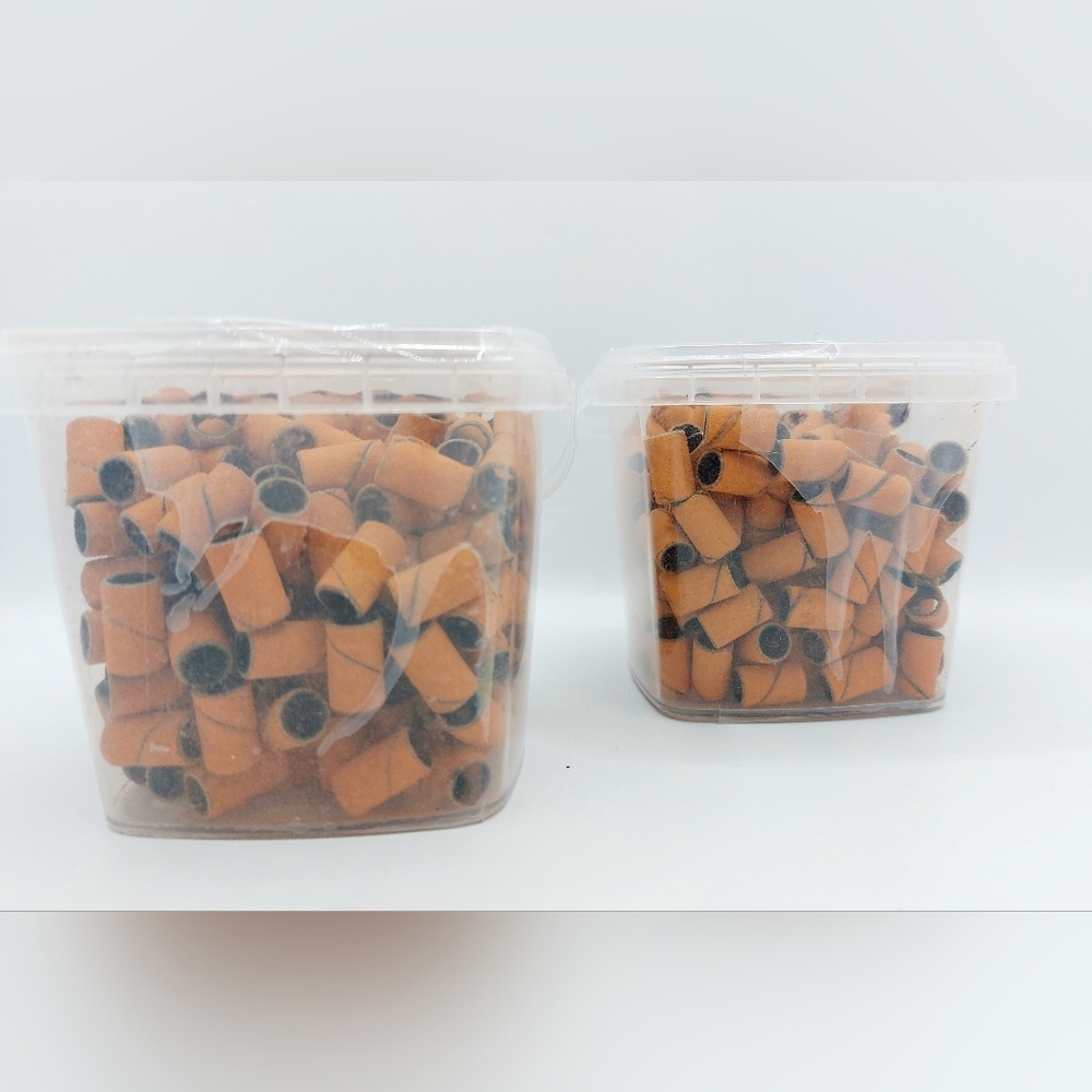 (2) 200 Pcs Sanding Bands for Nail Drill,‎ 240# Coarse Sanding Bands